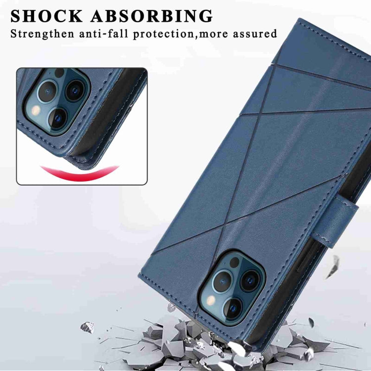 PU Genuine Leather Texture Embossed Line Phone Case, For iPhone 12 Pro, For iPhone 12 mini, For iPhone 11 Pro Max, For iPhone 11