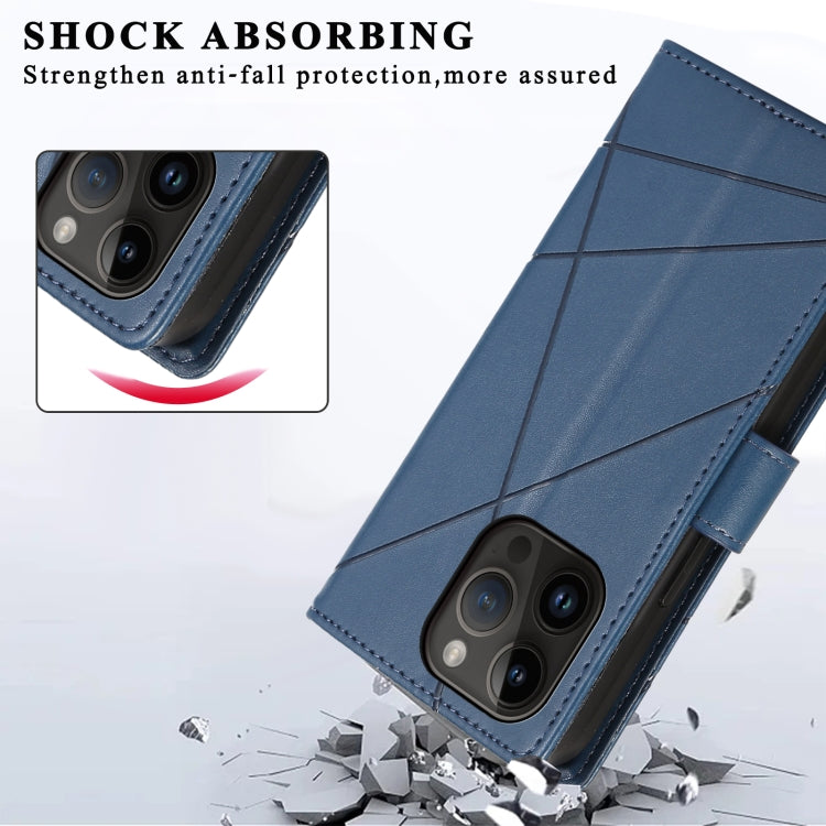 PU Genuine Leather Texture Embossed Line Phone Case, For iPhone 14 Pro Max, For iPhone SE 2022 / SE 2020, For iPhone 13 Pro Max, For iPhone 13 Pro