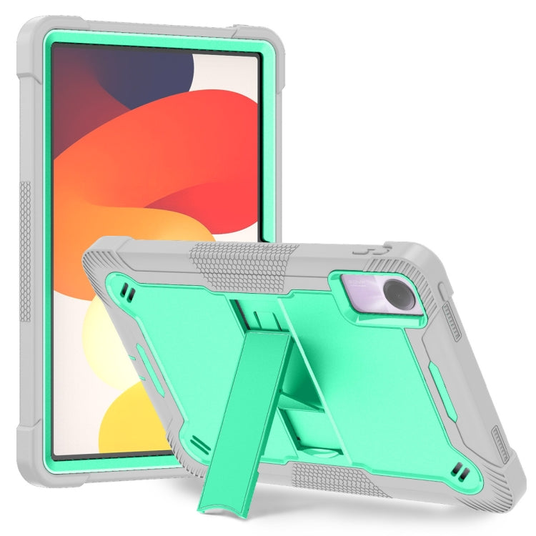 Shockproof Silicone Hybrid PC Tablet Case with Holder, For Xiaomi Redmi Pad SE 8.7, For Xiaomi Redmi Pad SE, For Xiaomi Pad 6