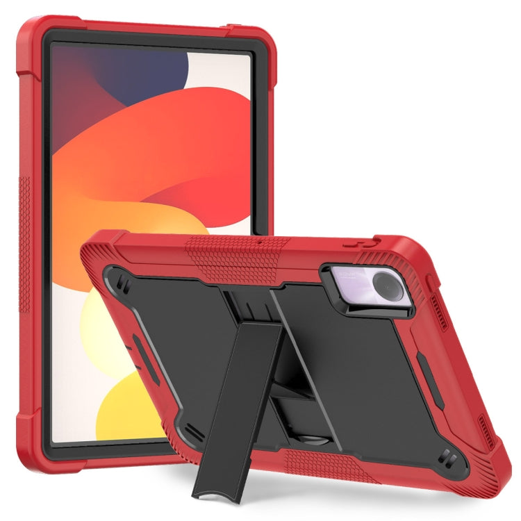 Shockproof Silicone Hybrid PC Tablet Case with Holder, For Xiaomi Redmi Pad SE 8.7, For Xiaomi Redmi Pad SE, For Xiaomi Pad 6