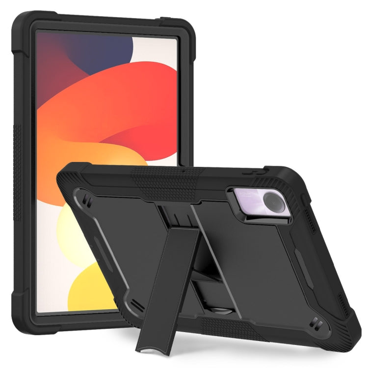 Shockproof Silicone Hybrid PC Tablet Case with Holder, For Xiaomi Redmi Pad SE 8.7, For Xiaomi Redmi Pad SE, For Xiaomi Pad 6