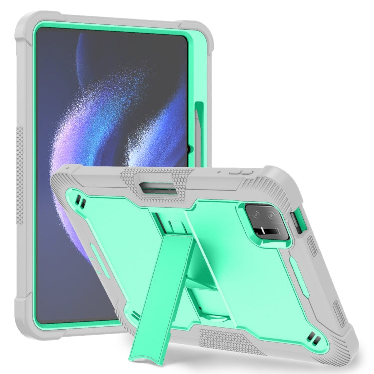 Shockproof Silicone Hybrid PC Tablet Case with Holder, For Xiaomi Redmi Pad SE 8.7, For Xiaomi Redmi Pad SE, For Xiaomi Pad 6