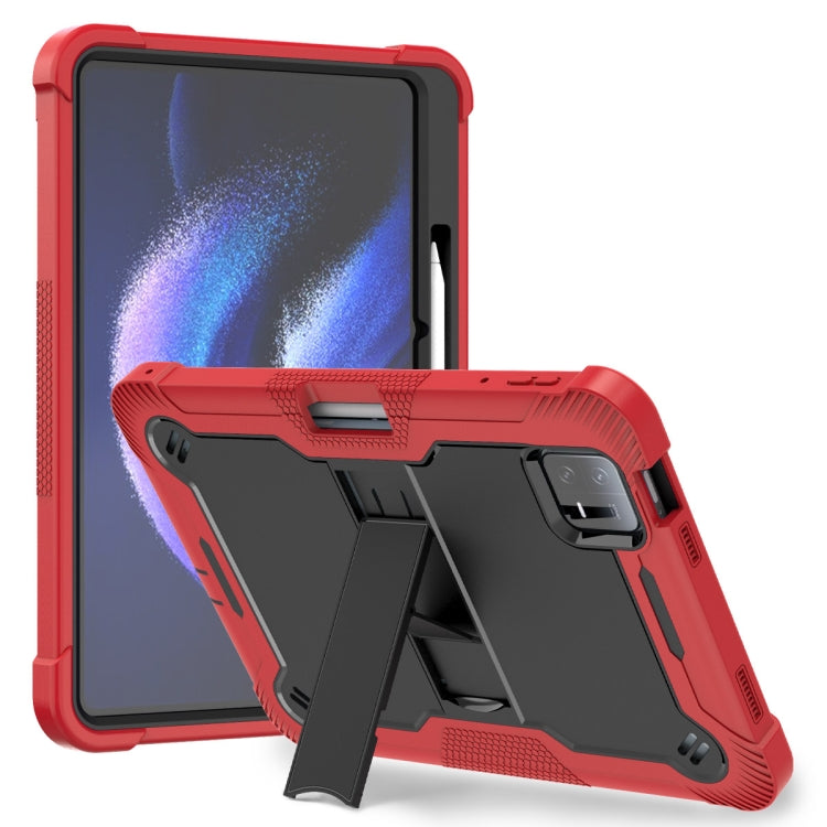 Shockproof Silicone Hybrid PC Tablet Case with Holder, For Xiaomi Redmi Pad SE 8.7, For Xiaomi Redmi Pad SE, For Xiaomi Pad 6
