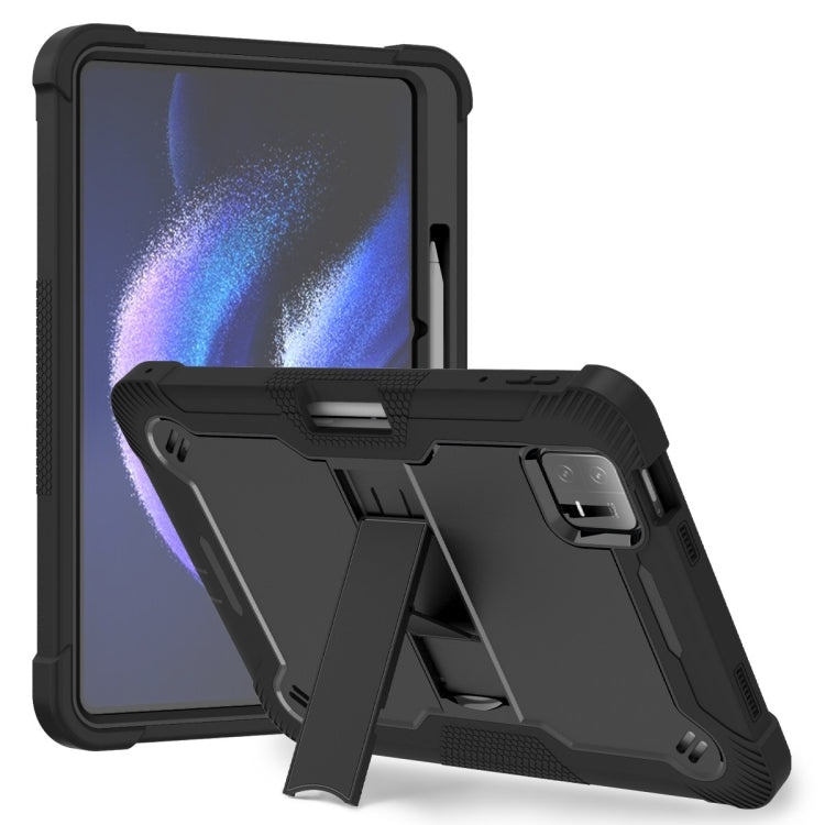 Shockproof Silicone Hybrid PC Tablet Case with Holder, For Xiaomi Redmi Pad SE 8.7, For Xiaomi Redmi Pad SE, For Xiaomi Pad 6