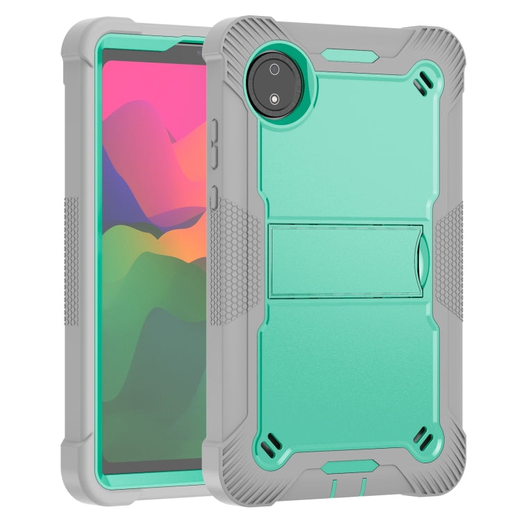 Shockproof Silicone Hybrid PC Tablet Case with Holder, For Xiaomi Redmi Pad SE 8.7, For Xiaomi Redmi Pad SE, For Xiaomi Pad 6