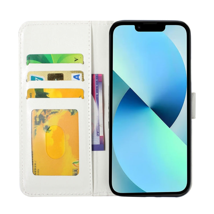 Oil Embossed 3D Drawing Leather Phone Case, For iPhone 13 Pro, For iPhone 13