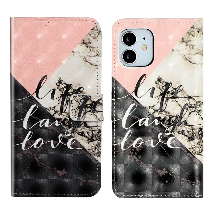 Oil Embossed 3D Drawing Leather Phone Case, For iPhone 12 Pro Max, For iPhone 12 mini