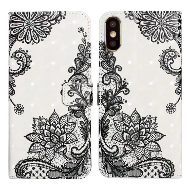 Oil Embossed 3D Drawing Leather Phone Case, For iPhone XR, For iPhone XS Max