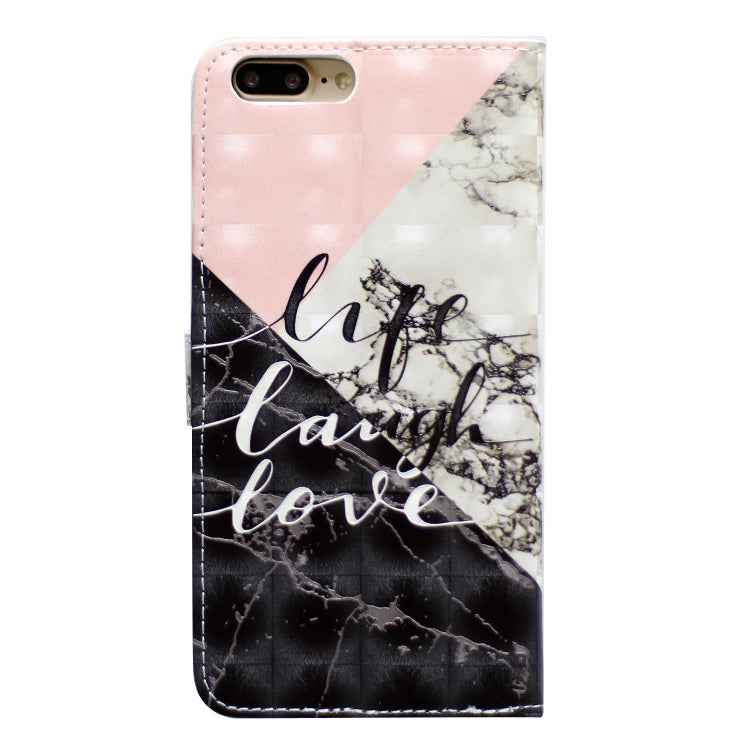 Oil Embossed 3D Drawing Leather Phone Case, For iPhone 7 Plus / 8 Plus