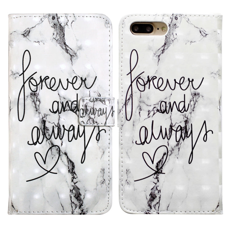 Oil Embossed 3D Drawing Leather Phone Case, For iPhone 7 Plus / 8 Plus