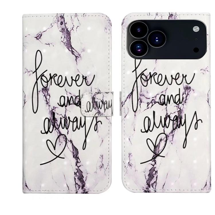 Oil Embossed 3D Drawing Leather Phone Case, For iPhone 17 Pro Max, For iPhone 17 Pro