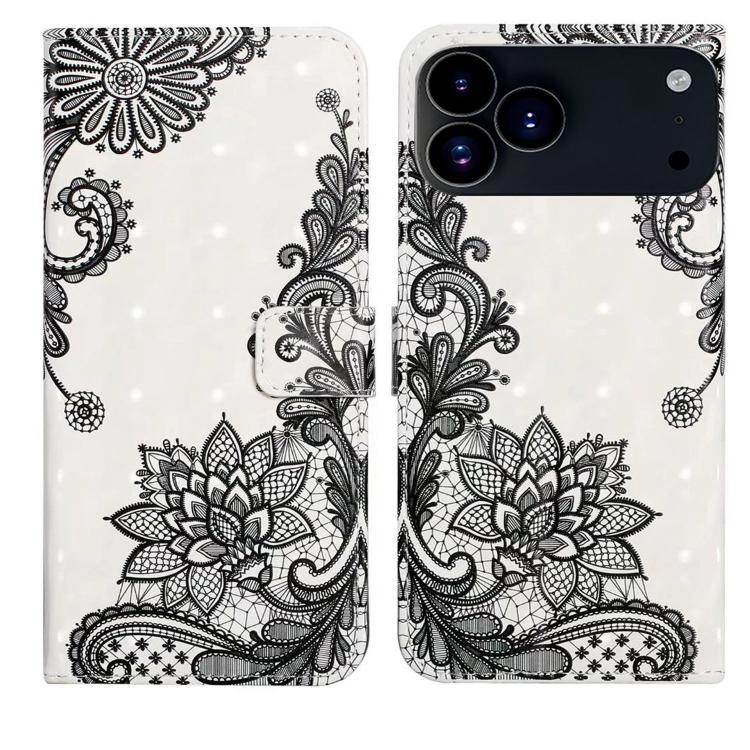 Oil Embossed 3D Drawing Leather Phone Case, For iPhone 17 Pro Max, For iPhone 17 Pro