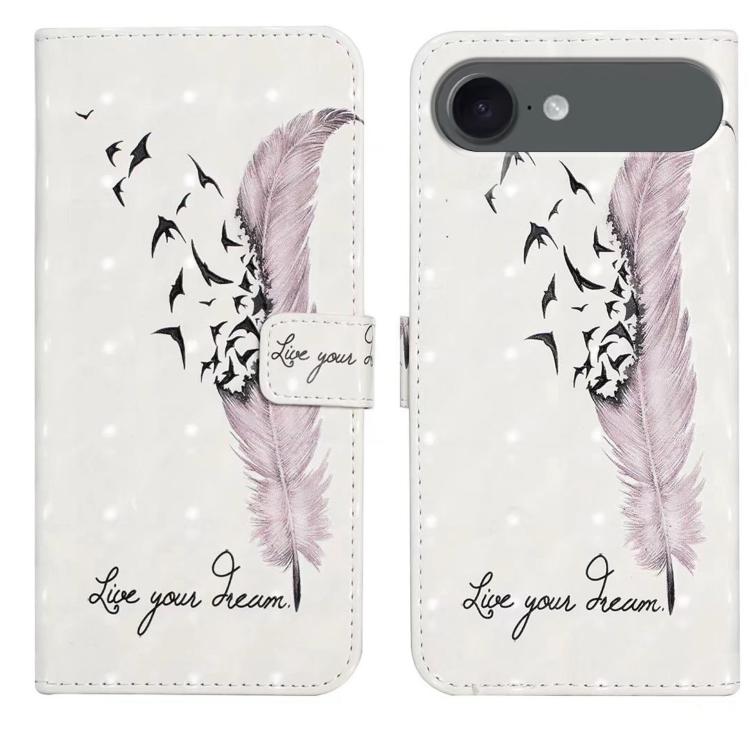 Oil Embossed 3D Drawing Leather Phone Case, For iPhone 17, For iPhone 17 Air