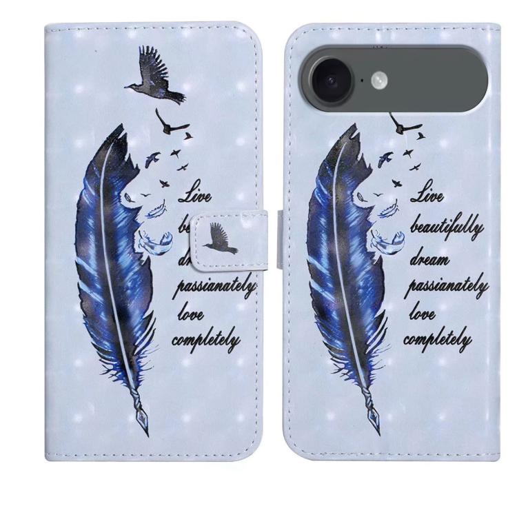 Oil Embossed 3D Drawing Leather Phone Case, For iPhone 17, For iPhone 17 Air