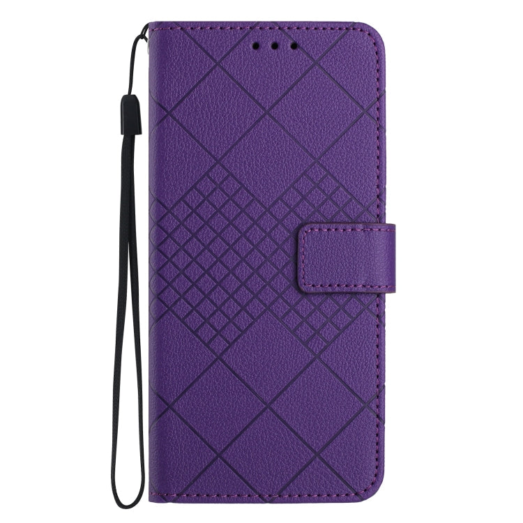 Rhombic Grid Texture Leather Phone Case, For iPhone 12 / 12 Pro, For iPhone 12 Pro Max, For iPhone 11 Pro Max, For iPhone 11