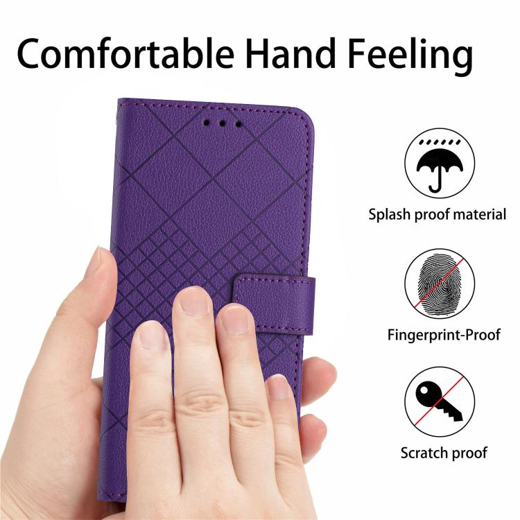 Rhombic Grid Texture Leather Phone Case, For iPhone 17 Pro Max, For iPhone 17 Pro, For iPhone 17, For iPhone 17 Air