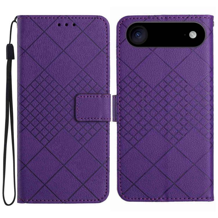 Rhombic Grid Texture Leather Phone Case, For iPhone 17 Pro Max, For iPhone 17 Pro, For iPhone 17, For iPhone 17 Air