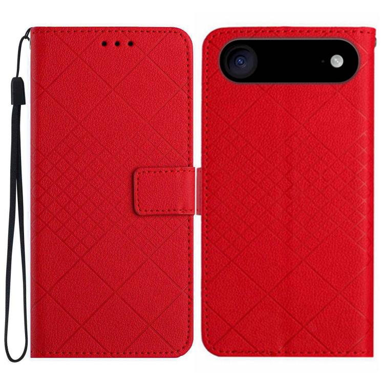 Rhombic Grid Texture Leather Phone Case, For iPhone 17 Pro Max, For iPhone 17 Pro, For iPhone 17, For iPhone 17 Air