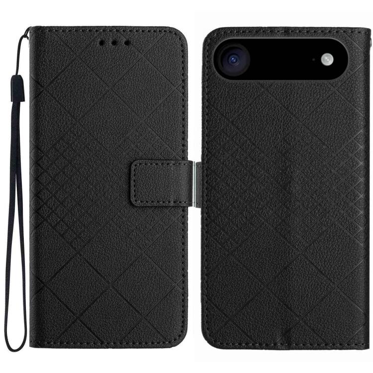 Rhombic Grid Texture Leather Phone Case, For iPhone 17 Pro Max, For iPhone 17 Pro, For iPhone 17, For iPhone 17 Air