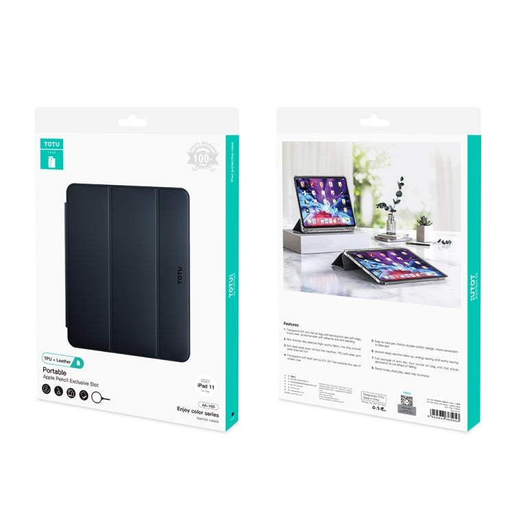 TOTU  Yippee Color Seires  PC + PU Leather Flip Tablet Case with Sleep / Wake Up Function