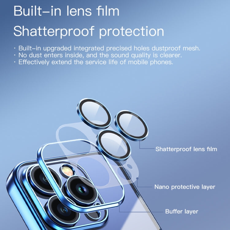 TOTUDESIGN PC-2 Series Electroplating TPU Phone Case, For iPhone 15 Pro Max, For iPhone 15 Pro