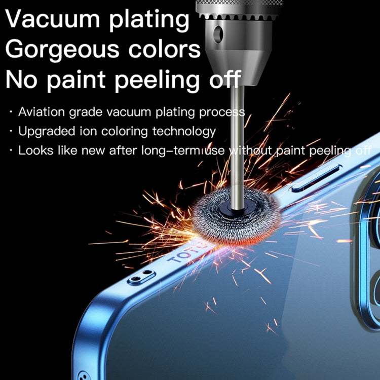 Coque de téléphone TOTUDESIGN PC-3 Series MagSafe en TPU galvanisé pour iPhone 15 Pro Max, iPhone 15 Pro