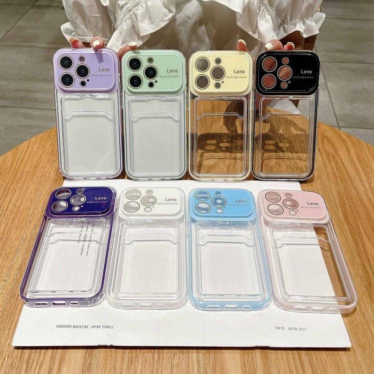 Large Window PC Hybrid TPU Phone Case with Card Slot, Series 1