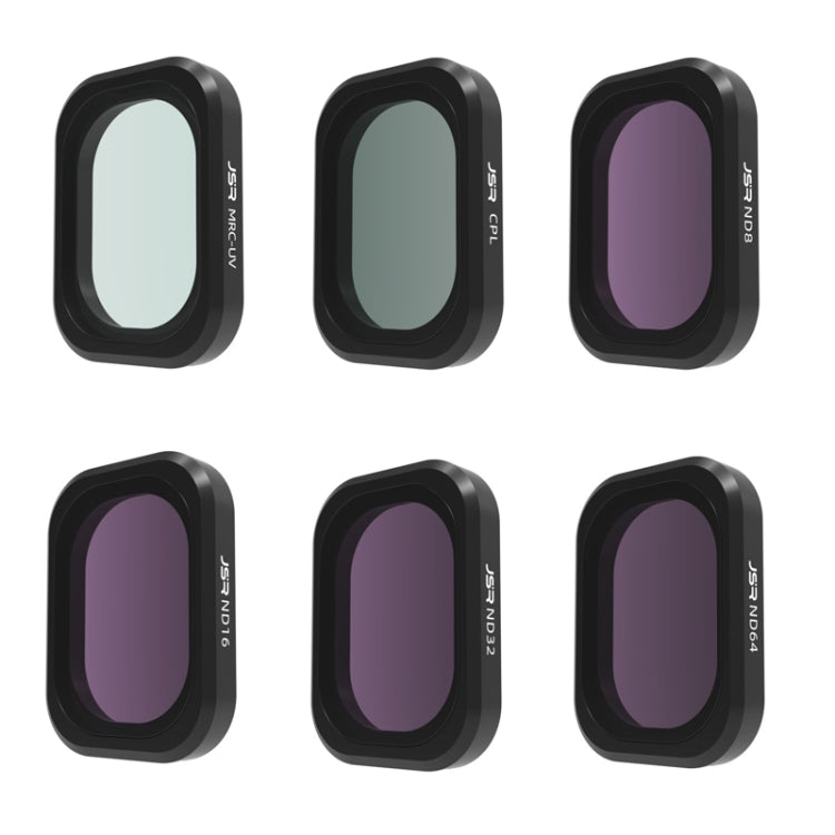 For DJI OSMO Pocket 3 JSR CB Series Camera Lens Filter, MCUV, CPL, ND8, ND16, ND32, ND64, ND256, ND1000, ND8PL, ND16PL, ND32PL, ND64PL, 1/8 Black Mist Filter, NIGHT, STAR, 3 in 1 CPL ND8/16, 3 in 1 ND16/64/256, 4 in 1 CPL ND16/32/64, 4 in 1 ND8/16/32/6...