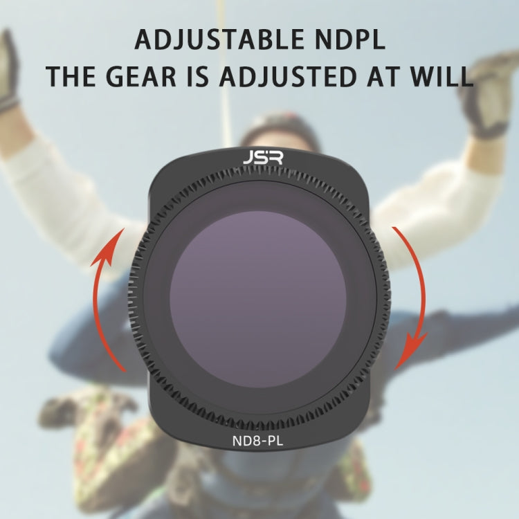 For DJI OSMO Pocket 3 JSR ZB Series Camera Lens Filter, Streak Drawing Blue, Streak Drawing Gold