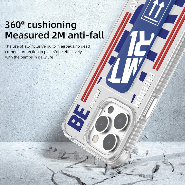 Mutural Cyber Series TPU Phone Case with IML Stand, For iPhone 15 Pro Max, For iPhone 15 Pro