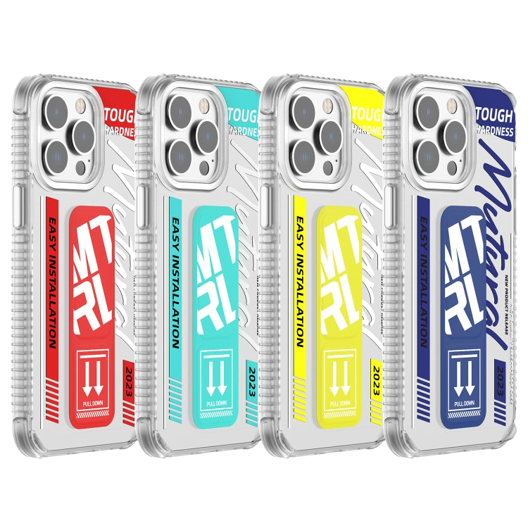 Mutural Wing Flash Series TPU Phone Case with IML Stand, For iPhone 15 Pro Max, For iPhone 15 Pro