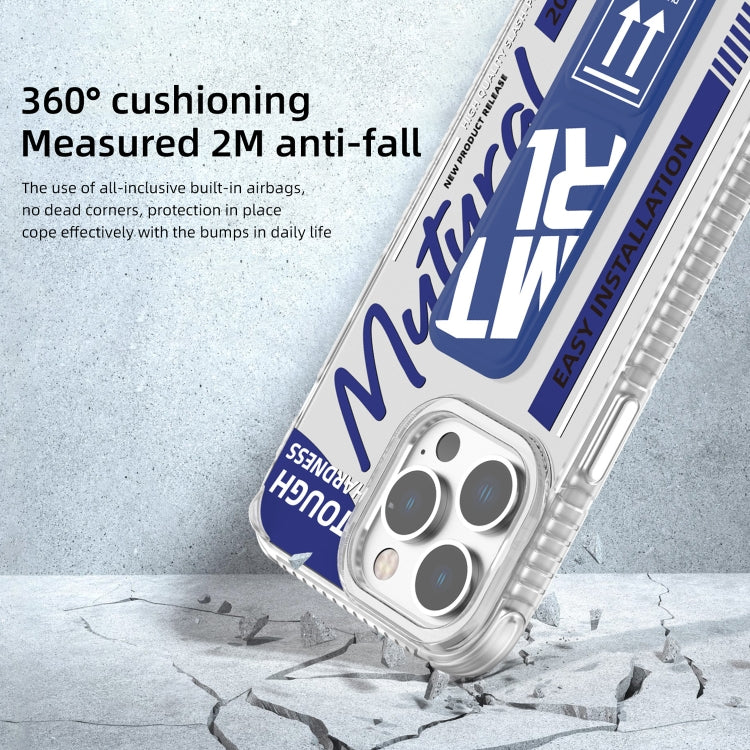 Mutural Wing Flash Series TPU Phone Case with IML Stand, For iPhone 15 Pro Max, For iPhone 15 Pro