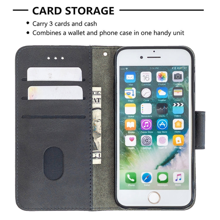 Matching Color Crocodile Texture Horizontal Flip PU Leather Case with Wallet & Holder & Card Slots