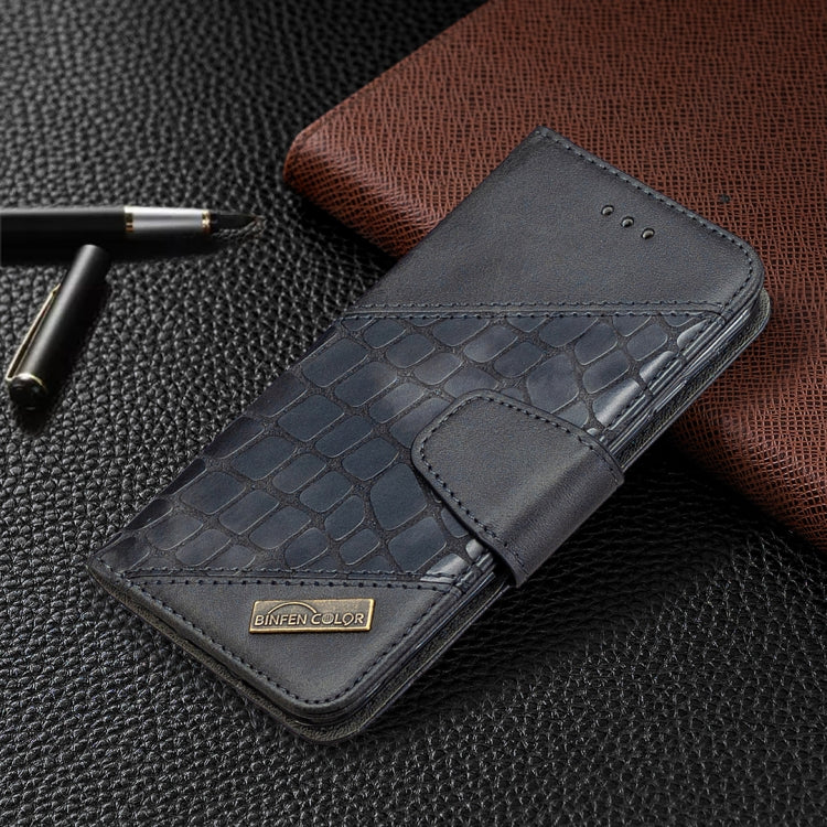 Matching Color Crocodile Texture Horizontal Flip PU Leather Case with Wallet & Holder & Card Slots