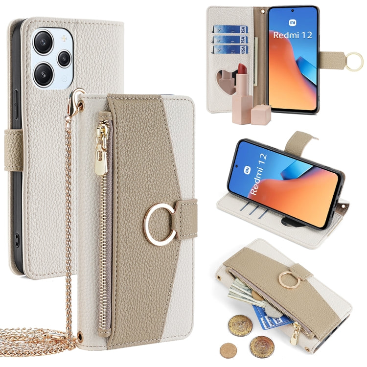 Crossbody Litchi Texture Leather Phone Case, Series 1