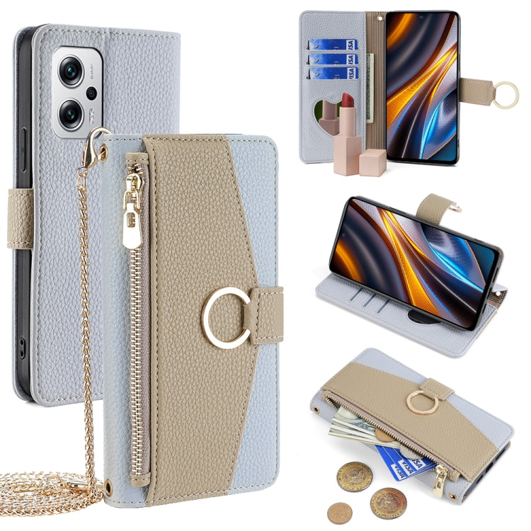 Crossbody Litchi Texture Leather Phone Case, Series 1