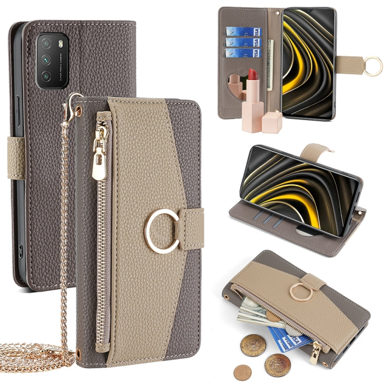 Crossbody Litchi Texture Leather Phone Case, Series 1