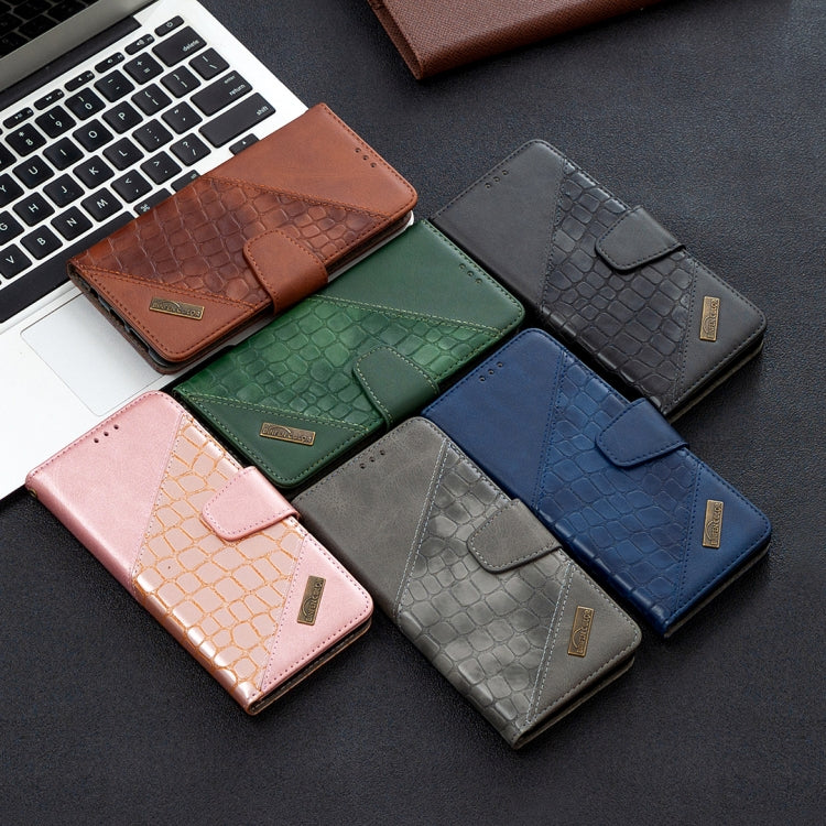 Matching Color Crocodile Texture Horizontal Flip PU Leather Case with Wallet & Holder & Card Slots, For Samsung Galaxy S10 Plus
