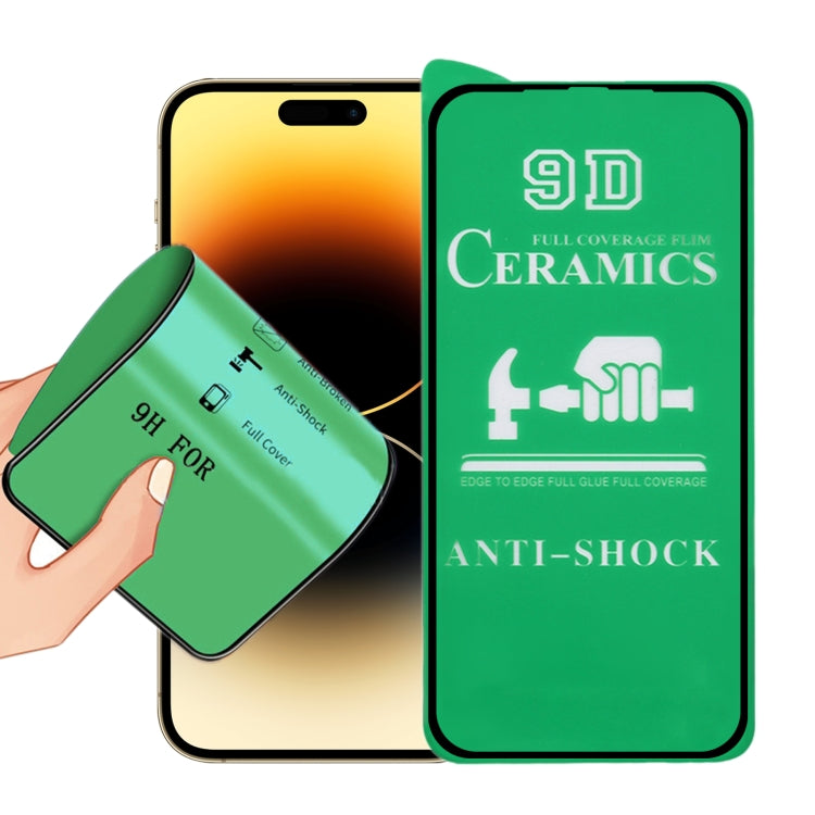 9D Full Screen Full Glue Ceramic Film, For iPhone 14 Pro, For iPhone 14 Pro Max