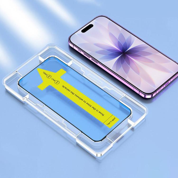 HD Fast Attach Dust-proof Anti-static Tempered Glass Film, For iPhone 18 Pro / 17 Pro, For iPhone 18 Pro Max / 17 Pro Max, For iPhone 17, For iPhone Air, For iPhone 16 Pro Max, For iPhone 16 Pro, For iPhone 16 Plus / 15 Plus, For iPhone 16 / 15        ...
