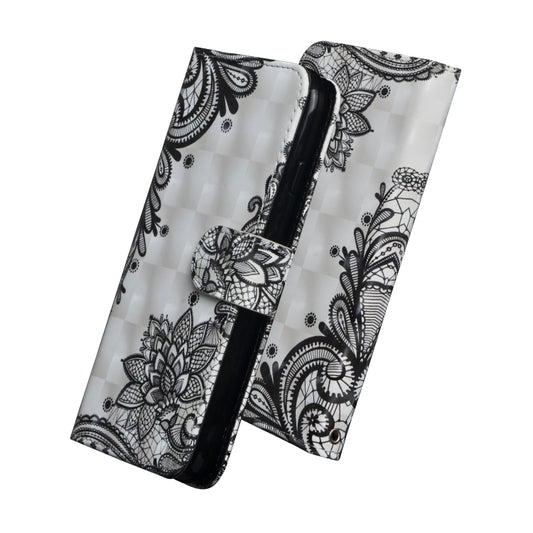 Samsung Galaxy A51 flip case with card slots and 3D painting pattern protection