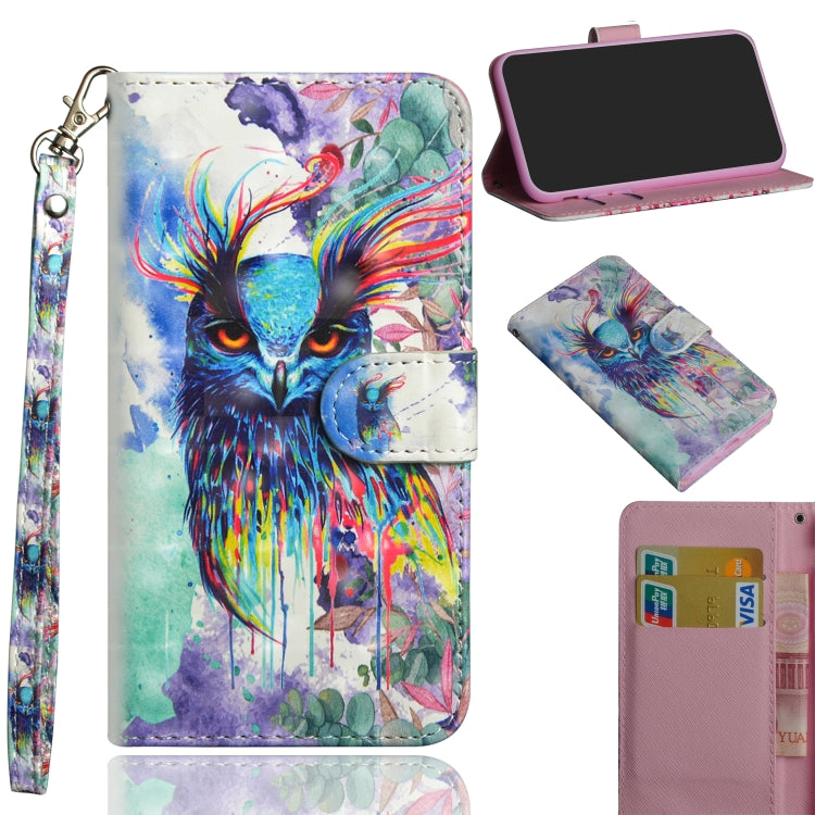 3D Painting Pattern Horizontal Flip TPU + PU Leather Case with Holder & Card Slots & Wallet, For Samsung Galaxy A50s, For Samsung Galaxy A51 5G
