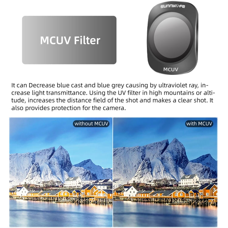 For DJI OSMO Pocket 3 Sunnylife Camera Lens Magnetic Metal Filter, MCUV, ND8, ND16, ND32, ND64, ND256, ND8PL, ND16PL, ND32PL, ND64PL, CPL, 3 in 1 CPL ND8/16, 3 in 1 ND16/64/256, 4 in 1 ND8/16/32/64, 4 in 1 ND8/16/32/64PL, 4 in 1 MCUV CPL ND32/64�������...