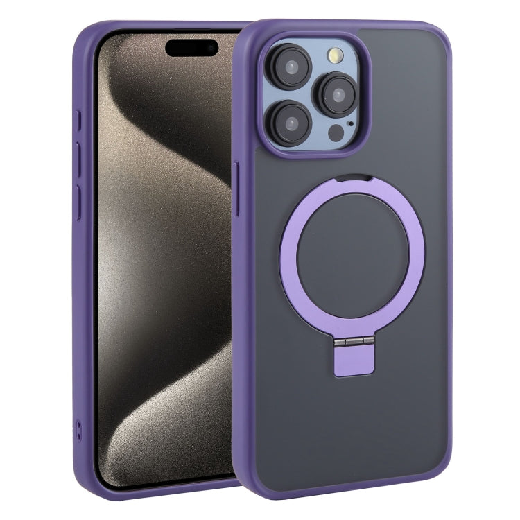 DFANS DESIGN Frosted Magsafe Magnetic Holder Phone Case, For iPhone 15 Pro Max, For iPhone 15 Pro