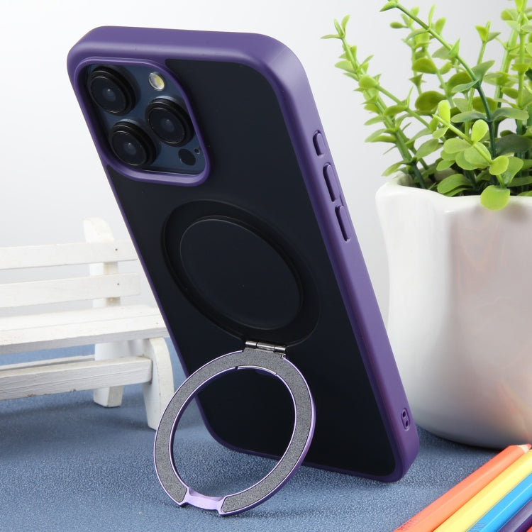 DFANS DESIGN Frosted Magsafe Magnetic Holder Phone Case, For iPhone 15 Pro Max, For iPhone 15 Pro