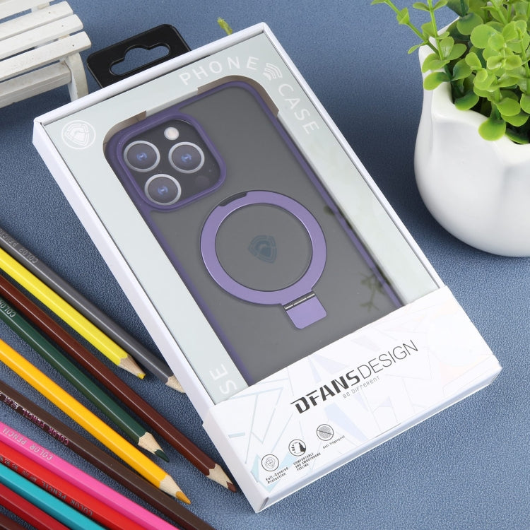 DFANS DESIGN Frosted Magsafe Magnetic Holder Phone Case, For iPhone 15 Pro Max, For iPhone 15 Pro