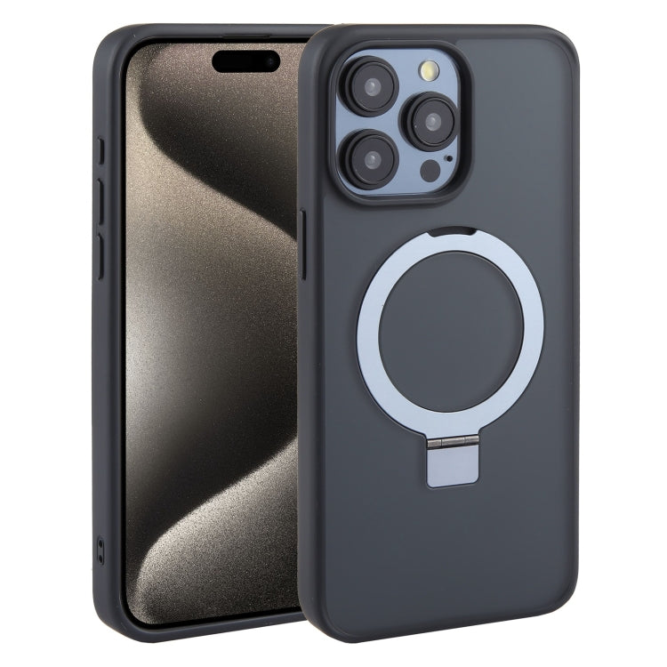 DFANS DESIGN Frosted Magsafe Magnetic Holder Phone Case, For iPhone 15 Pro Max, For iPhone 15 Pro