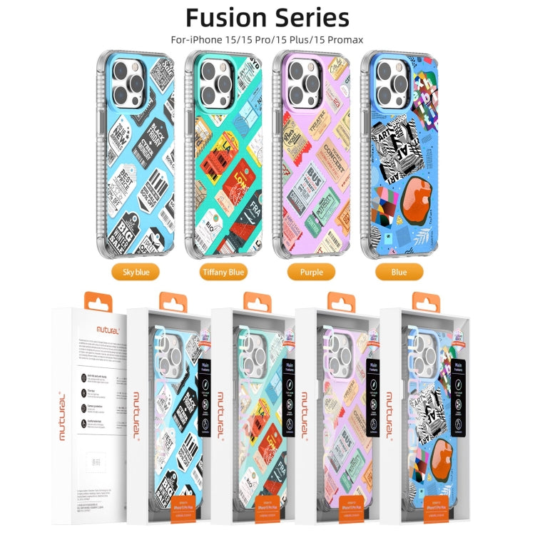 Mutural Fusion Series Phone Case, For iPhone 15 Pro Max, For iPhone 15 Pro