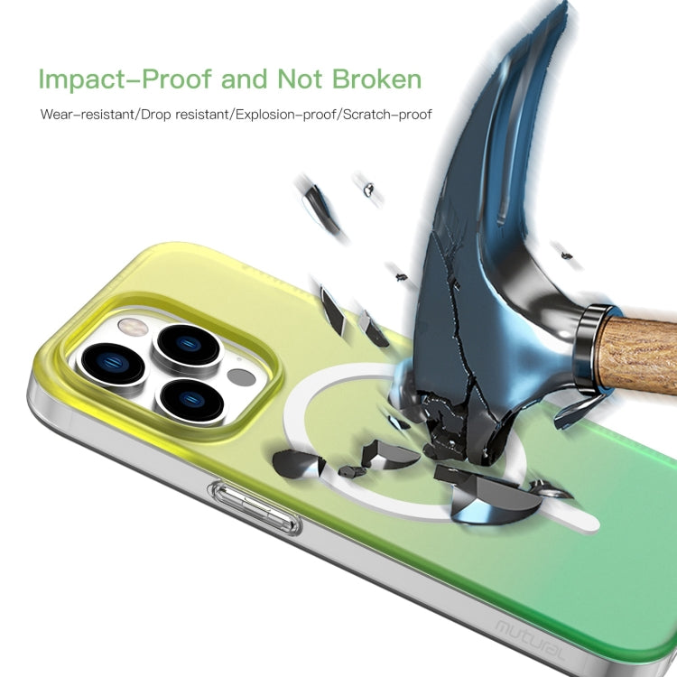 Mutural MagSafe Magnetic Gradient Phone Case, For iPhone 15 Pro Max, For iPhone 15 Pro