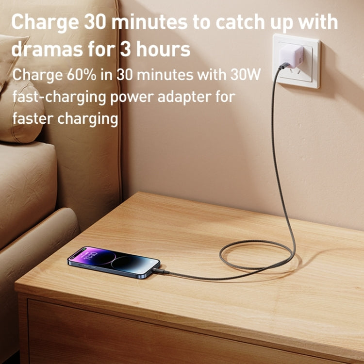 Câble de charge et d'arrêt automatique YESIDO CA159 1,2 m 27 W USB-C / Type-C vers 8 broches, Type-C vers 8 broches